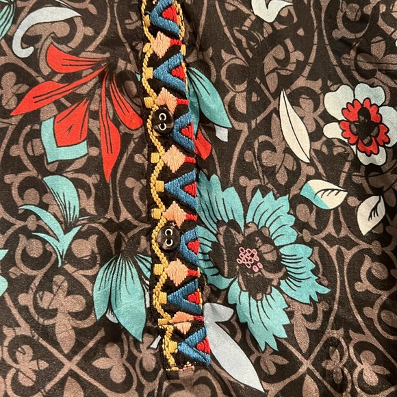 Johnny Was Silk EmbroideredTunic - Picture 5 of 5